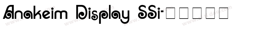 Anakeim Display SSi字体转换
